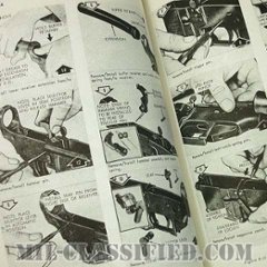 米軍 M16ライフル/M16A1ライフル テクニカルマニュアル 1968年ロット画像