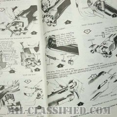 米軍 M16ライフル/XM16E1ライフル/XM148グレネードランチャー テクニカルマニュアル 1966年ロット画像