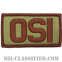 OSI（空軍特別捜査局）（Office of Special Investigations）[OCP/メロウエッジ/ベルクロ付パッチ]の画像