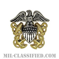 アメリカ海軍帽章 (将校用)（Navy Cap Device, Officer）[カラー