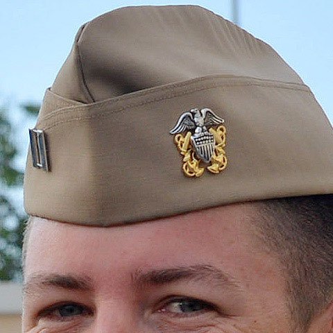 アメリカ海軍帽章 (将校用)（Navy Cap Device, Officer）[カラー
