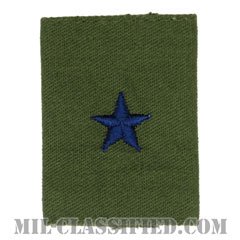 准将（Brigadier General (BG)）[サブデュード（Subdued）/ゴアテックスパーカー用スライドオン空軍階級章]の画像