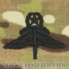 自由降下章 (マスター) （Military Freefall Parachutist Badge, HALO, Jumpmaster）[OCP（7C）/パッチ]の画像