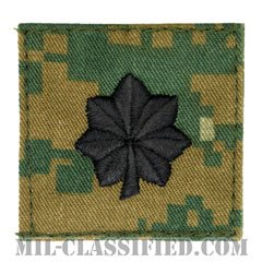 中佐（Lieutenant Colonel (LTC)）[MARPAT/ウッドランド/海兵隊階級章/ベルクロ付パッチ]の画像