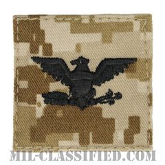 大佐（Colonel (COL)）[MARPAT/デザート/海兵隊階級章/ベルクロ付パッチ]の画像