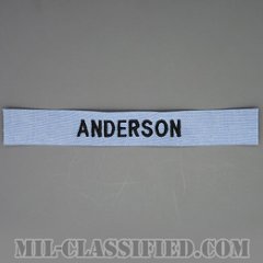 ANDERSON [シャンブレーシャツ用/海軍ネームテープ/生地テープパッチ]の画像