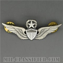 飛行士章 (マスター・パイロット)（Army Aviator (Pilot), Master）[カラー/1960s/燻し銀（銀張り・Silver Filled）/バッジ/中古1点物]の画像