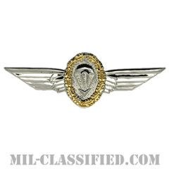 ドイツ連邦共和国 (西ドイツ) 軍空挺章 (ゴールド)（Foreign Parachutist Badge, West Germany, Gold）[カラー/バッジ]の画像