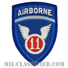 第11空挺師団（11th Airborne Division）[カラー/メロウエッジ/パッチ/ノベルティ]の画像