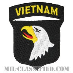 第101空挺師団（ベトナム）（101st Airborne Division (Vietnam)）[カラー/カットエッジ/パッチ/ノベルティ]の画像