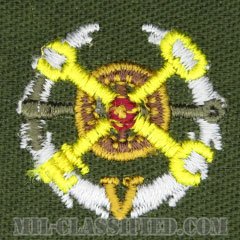 仮想敵部隊（対抗部隊）サポート章（イエロー）（Opposing Force (OPFOR), Support Award）[カラー/パッチ]の画像