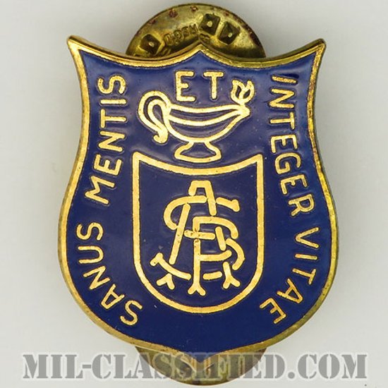 ノースウェスタン大学予備役将校訓練課程（University of Northwestern St Paul ROTC）[カラー/クレスト（Crest・DUI・DI）バッジ/1950s/中古1点物]画像