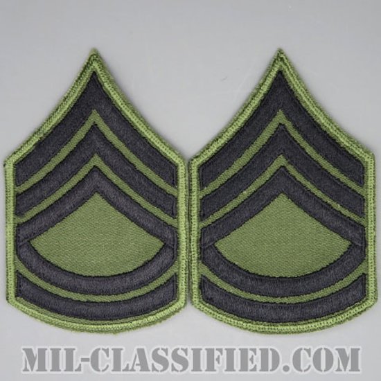 一等軍曹（Sergeant First Class (SFC)）[サブデュード/カットエッジ/階級章/パッチ/ペア（2枚1組）]画像