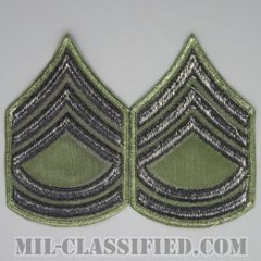 一等軍曹（Sergeant First Class (SFC)）[サブデュード/カットエッジ/階級章/パッチ/ペア（2枚1組）]画像
