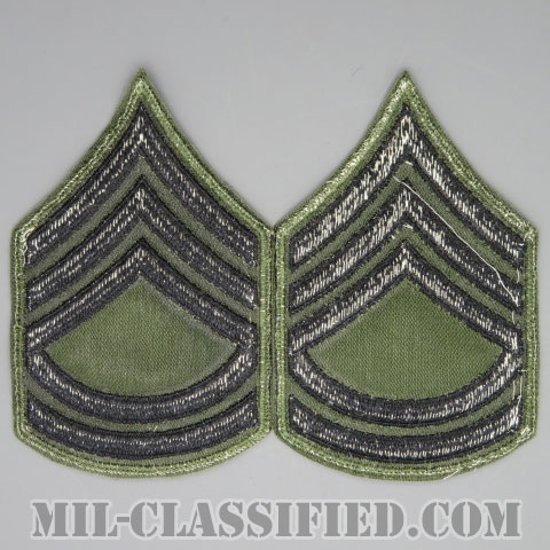 一等軍曹（Sergeant First Class (SFC)）[サブデュード/カットエッジ/階級章/パッチ/ペア（2枚1組）]画像