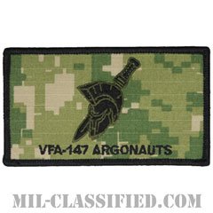 第147戦闘攻撃飛行隊（アーゴノーツ）（VFA-147 Argonauts）[NWU Type3（AOR2）/メロウエッジ/ベルクロ付パッチ]の画像