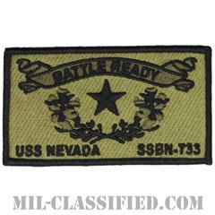 弾道ミサイル原子力潜水艦ネバダ（USS Nevada, SSBN-733）[NWU Type3（AOR2）/メロウエッジ/ベルクロ付パッチ]の画像