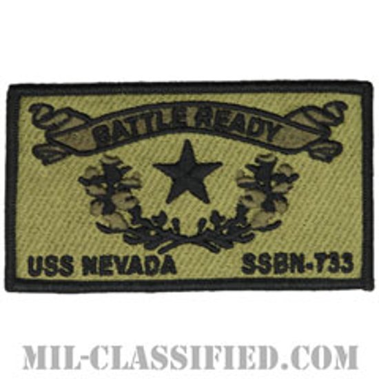 弾道ミサイル原子力潜水艦ネバダ（USS Nevada, SSBN-733）[NWU Type3（AOR2）/メロウエッジ/ベルクロ付パッチ]画像