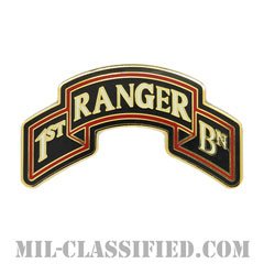 第75レンジャー連隊第1大隊（1st Battalion, 75th Ranger Regiment）[カラー/CSIB/ASU用バッジ]の画像