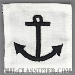 実習修了生（水兵）（Seaman, Apprentice Training Graduate）[ホワイト/腕章（Rating Badge）]の画像