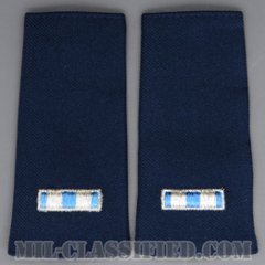 准尉長（Chief Warrant Officer 4 (CW4)）[空軍ブルー/ショルダー階級章/ロングサイズ肩章/ペア（2枚1組）]の画像