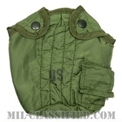 米軍 M1967/M67 1QTキャンティーンカバー 後期型ブラス（真鍮）ドット 1971年ロットの画像