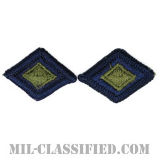 先任曹長用デバイス（First Sergeant, Device）[サブデュード/メロウエッジ/空軍階級章（-1991）/Large（男性用）/パッチ/ペア（2枚1組）]画像