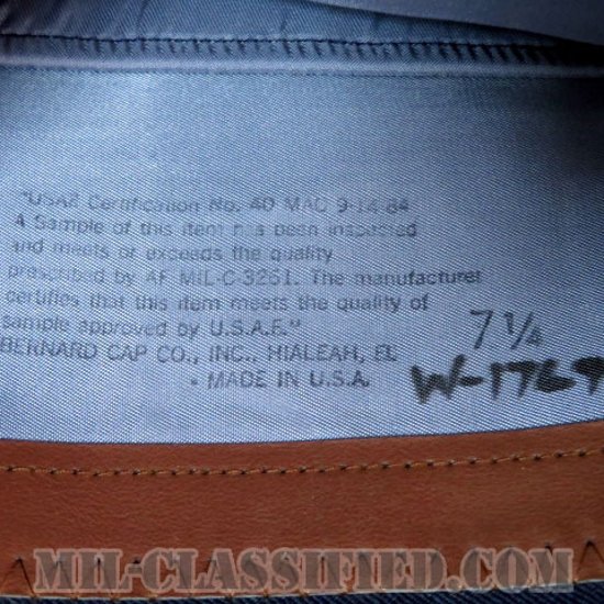 米空軍 ブルー 下士官男性用 ギャリソンキャップ（Air Force Blue Enlisted Man's Garrison Cap (Flight Cap)）画像