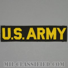 U.S.ARMY[カラー/機械織り/ネームテープ/パッチ/中古1点物]の画像