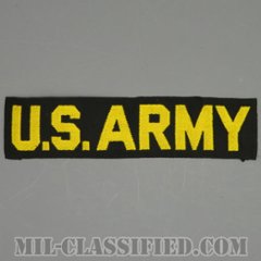 U.S.ARMY[カラー/機械織り/ネームテープ/パッチ/中古1点物]の画像