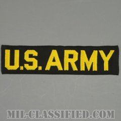U.S.ARMY[カラー/機械織り/ネームテープ/パッチ/中古1点物]の画像