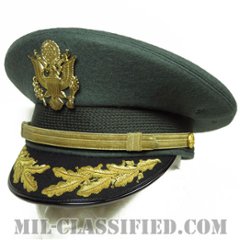 陸軍将校（佐官）用制帽（Service Cap, Field Grade Officer）7 1/4（58cm）[グリーンユニフォーム用制帽/帽章付/中古1点物]の画像
