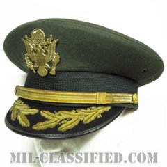 陸軍将校（佐官）用制帽（Service Cap, Field Grade Officer）7 1/4（58cm）[グリーンユニフォーム用制帽/帽章付/中古1点物]の画像