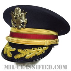 陸軍将校（佐官兵站科）用制帽（Service Cap, Field Grade Officer）7 5/8（61cm）[サービスユニフォーム（ASU）用制帽/帽章付/中古1点物]の画像