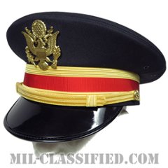 陸軍将校（尉官砲兵科）用制帽（Service Cap, Company Grade Officer）7 1/2（60cm）[サービスユニフォーム（ASU）用制帽/帽章付/中古1点物]の画像
