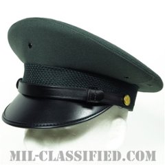 陸軍下士官・将校（尉官）用制帽（Service Cap, Enlisted & Company Grade Officer）[グリーンサービスユニフォーム用制帽（サービスキャップ）/1976年ロット]の画像