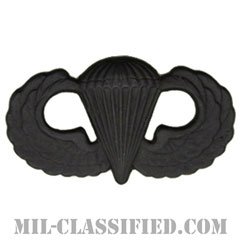 空挺章 (ベーシック)（Parachutist Badge, Basic）[サブデュード（ブラックメタル）/バッジ]の画像