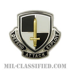 サイバー連隊（Cyber Regimental Corps）[カラー/クレスト（Crest・DUI・DI）バッジ]の画像