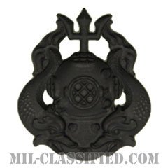 潜水員章 (最上級)（Diver Badge, Master）[サブデュード（ブラックメタル）/バッジ]の画像