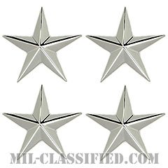 少将（Major General (MG)）[カラー/階級章/バッジ/ペア（2個1組）]の画像