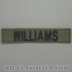 WILLIAMS [サブデュード/ネームテープ/ベルクロ付パッチ]の画像