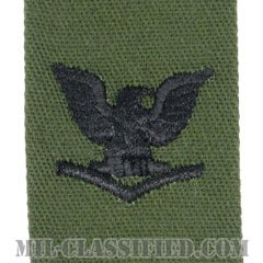 三等兵曹（Petty Officer Third Class）[サブデュード/海軍階級章/生地テープパッチ/ペア（2枚1組）]画像