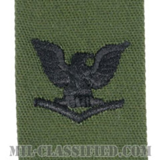 三等兵曹（Petty Officer Third Class）[サブデュード/海軍階級章/生地テープパッチ/ペア（2枚1組）]画像
