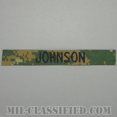JOHNSON [MARPAT/ウッドランド/海兵隊ネームテープ/生地テープパッチ]の画像