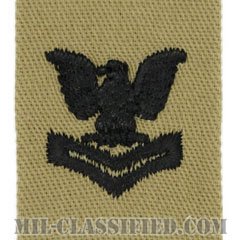 二等兵曹（Petty Officer Second Class）[デザート/海軍階級章/生地テープパッチ/ペア（2枚1組）]の画像