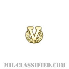 文字Vリース (ゴールド)（Letter "V" Wreath, Gold）[リボン用デバイス（Attachment Device）]の画像