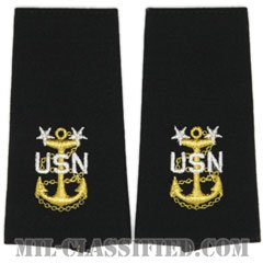 最先任上等兵曹（Master Chief Petty Officer）[ショルダー階級章/ペア（2枚1組）]の画像