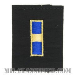准尉 (WO-1)（Warrant Officer 1）[コールドウェザーパーカー用（ブラック）スライドオン階級章]の画像