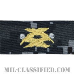 土木科章（Civil Engineer Corps）[NWU Type1/海軍徽章/生地テープパッチ]の画像