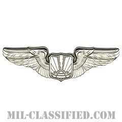 遠隔操縦航空機縦士章 (パイロット)（Remotely Piloted Aircraft Pilot Badge, Basic）[カラー/鏡面仕上げ/バッジ]の画像